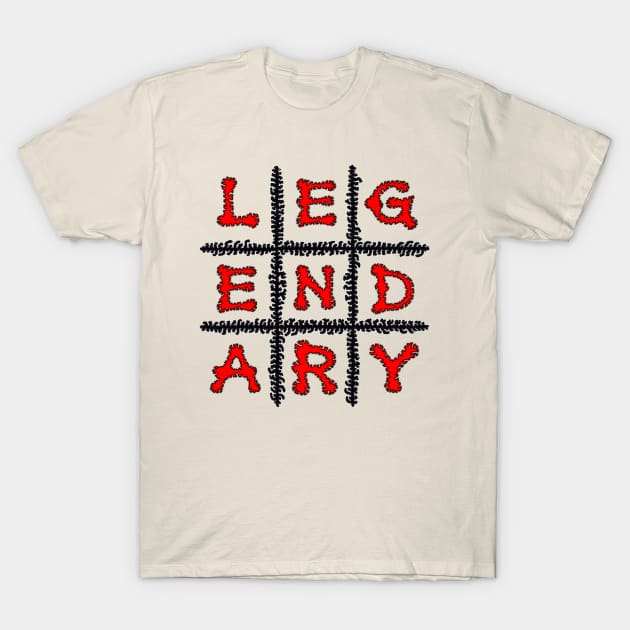 Legendary - Grid T-Shirt by NightserFineArts